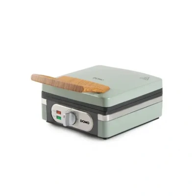 Afbeelding van Domo Wafelijzer Belgische Wafels 4x7 Sage Green