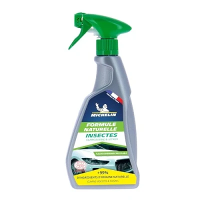 Image de MICHELIN 009164 Shampoing Démoustiqueur Nettoyant Insectes Carrosserie, Formule Naturelle, 500 ml