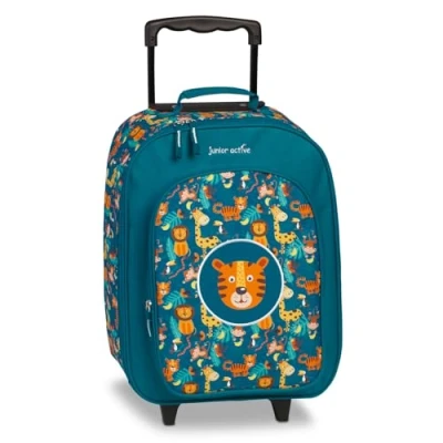 Afbeelding van Fabrizio Trolley, Dierentuin 42 x 32 16/21 cm Polyester