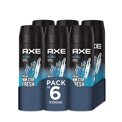 Afbeelding van 6x Axe Deodorant Bodyspray Ice Chill 150 ml