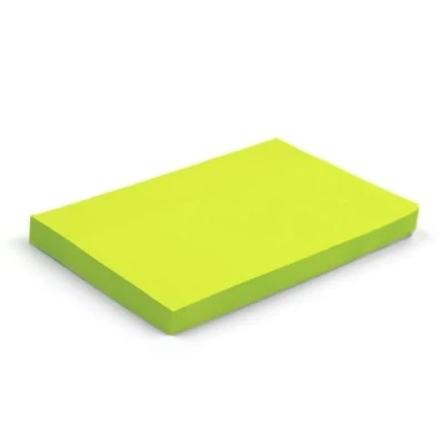 Afbeelding van Post it Set van 6 verwijderbare zelfklevende notities voor thuis, kantoor en school, 76 mm x 127 mm, 100 vellen per blok, lichtgroen