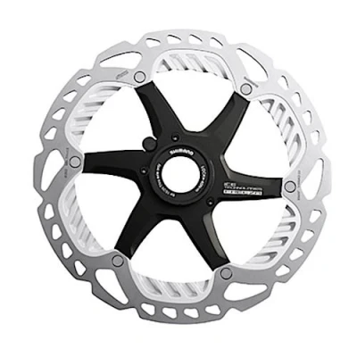Image de Shimano disque de RT EM910frein 203 mm acier inoxydable serrure centrale argentée