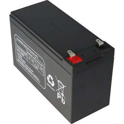Afbeelding van MultiPower MP7 12 loodbatterij met Faston 4,8 mm 12V, 7000 mAh