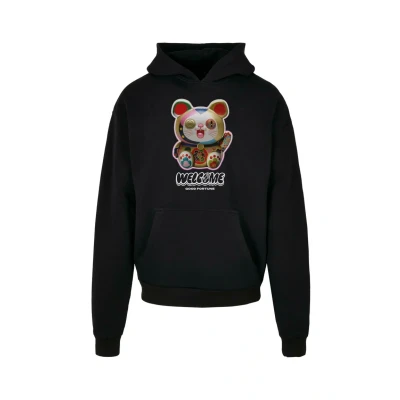Afbeelding van Upscale by Mister Tee Welcome CAT Ulrta Heavy Oversize HO Hoodie, Heren, Maat: Large, Black