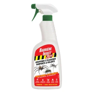 Afbeelding van Barrière Insect Zero tegen vliegende en kruipende insecten 100% fysieke werking spray 500 ml