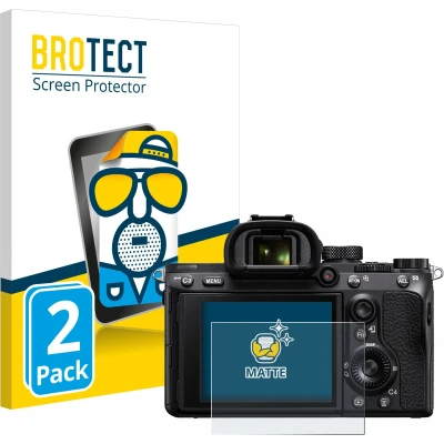 Afbeelding van BROTECT Screenprotector voor Sony Alpha 7 III / 7R II 7S Folie Beschermfolie matte (2 Stuks)