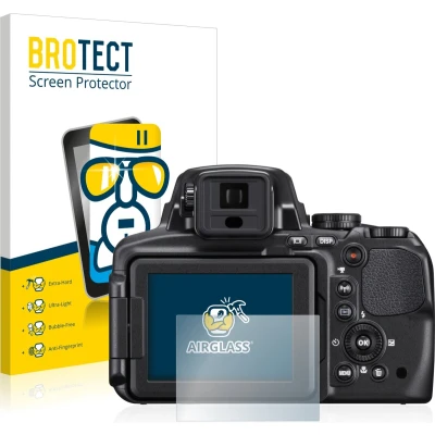 Afbeelding van BROTECT Screenprotector voor Nikon Coolpix P900 Folie Beschermfolie Beschermglas transparant