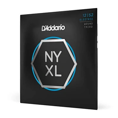 Afbeelding van D&#039;Addario NYXL 12 52W Carbon Steel Alloy Elektrische gitaarsnaren