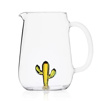 Afbeelding van Ichendorf Milano Jug Cactus Waterkaraf 1,75 Liter Transparant
