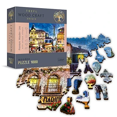Afbeelding van Trefl hout Franse Steeg puzzel 1000 stukjes