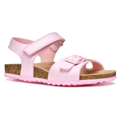 Afbeelding van Geox Adriel GIRL Sandalen voor kinderen, Maat: 30, Light pink Hoogwaardig imitatieleer