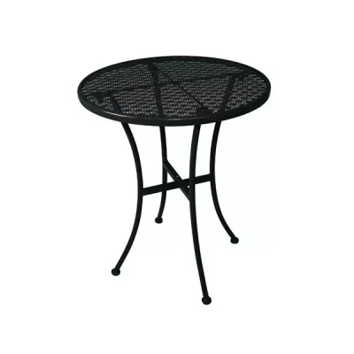 Afbeelding van Bolero ronde stalen bistrotafel zwart 60cm