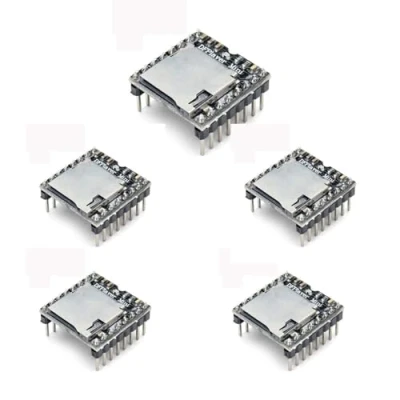 Afbeelding van 5 stuks DFPlayer Master mini MP3 spelers, compatibel met Arduino, TF kaart en USB flashstation