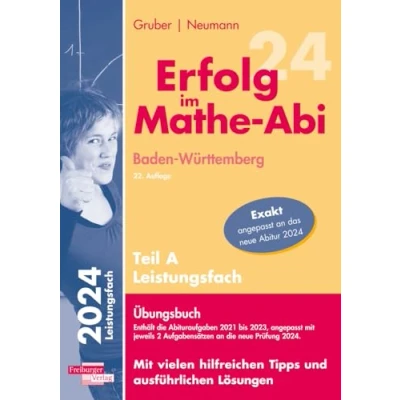 Afbeelding van Erfolg im Mathe Abi 2024 Leistungsfach Teil A BW