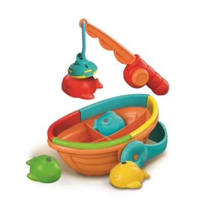 Afbeelding van Clementoni baby vissen vangen kleurenspel, 5dlg.