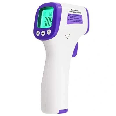 Afbeelding van Thermomètre frontal infrarouge pour adultes et bébés Haute précision clinique numérique portable Sans contact Mesure de la température Moniteur médical