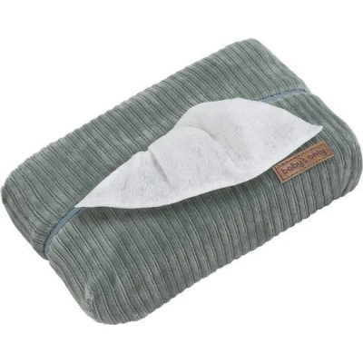 Afbeelding van Baby&#039;s Only Billendoekjeshoes Sense Babydoekjes Hoes voor luierdoekjes en pampers billendoekjes Zeegroen Ritssluiting
