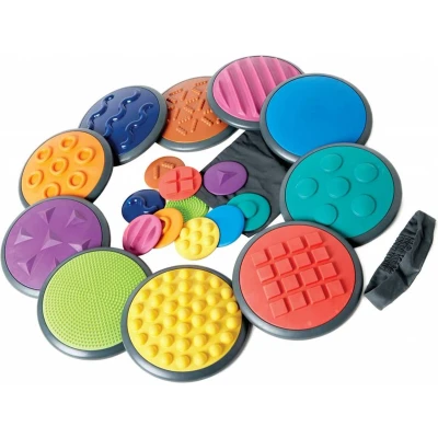 Afbeelding van gonge tactiele schijven set van 5 (set1)