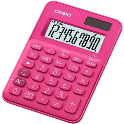 Afbeelding van Rekenmachine Casio MS 7UC RD Rood