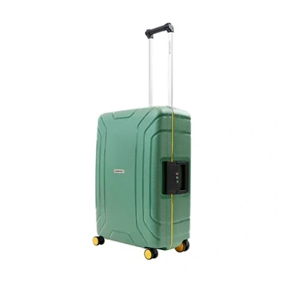 Afbeelding van CarryOn Steward TSA Reiskoffer 70 liter 65cm Middenmaat Koffer met kliksloten Groen