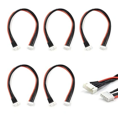 Afbeelding van elechawk JST XH 4S 5 stuks 200 mm balans stopcontact verlenging voor LiPo 22 AWG batterij siliconen