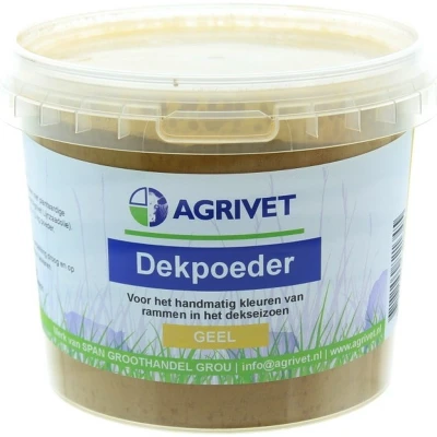 Afbeelding van Dekpoeder okergeel 1 kg