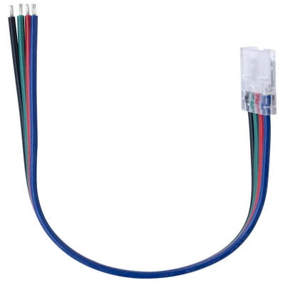 Afbeelding van LED strip connector naar draad 24V RGB COB IP20