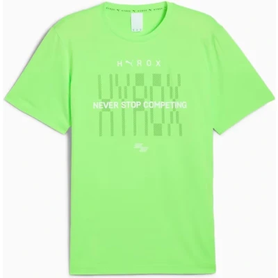 Afbeelding van Puma Hyrox TEE Sport Tshirt, Heren, Maat: Large, Green glare