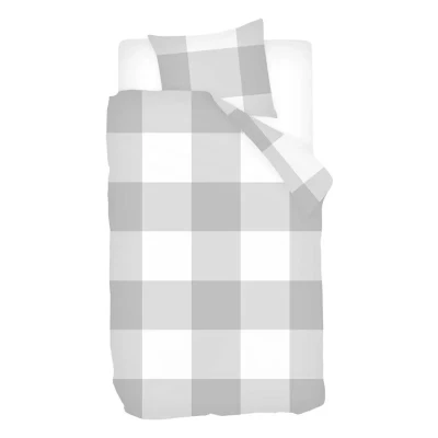 Afbeelding van Snoozing Maaike Dekbedovertrek Eenpersoons 140x200/220 cm + 1 kussensloop 65x65 Grey