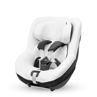 Afbeelding van Maxi Cosi Organic zomerhoes voor autostoeltje Pearl 360/Pro en Mica 360/Pro/Eco i Size, Organisch katoen, ademend vochtabsorberend materiaal, Machinewasbaar, Milieuvriendelijk Natural White