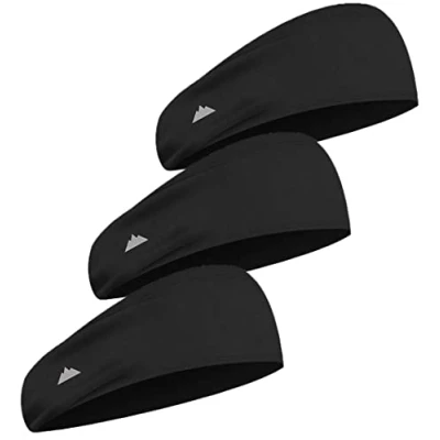 Afbeelding van Heren Hoofdband Sport Hardlopen Sweat Hoofd Bands Atletische Sweatbands Haarband voor Workout, Oefening, Fitness, Fietsen, Voetbal, Tennis, Honkbal &amp; Yoga Ultieme Prestaties Stretch Vocht Wicking