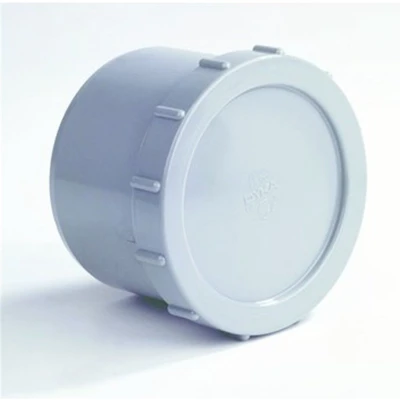Afbeelding van Dyka Eindstuk met schroefdeksel spie aansluiting PVC 125mm