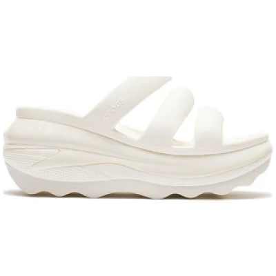 Afbeelding van Crocs Badslippers, Maat: 37 38, Chalk Kunststof