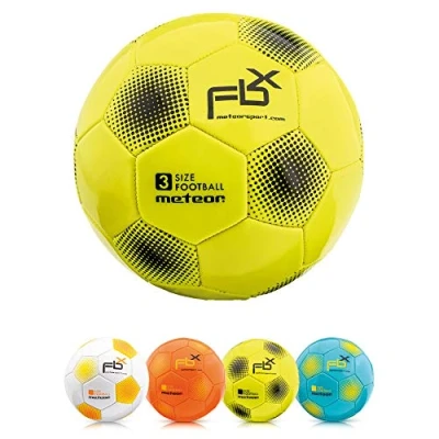 Afbeelding van Voetbal Machinaal Genaaid voor Kinderen en Volwassenen Trainingsbal Recreatieve Bal Football Maat 1 3 4 5 (#3, Geel)