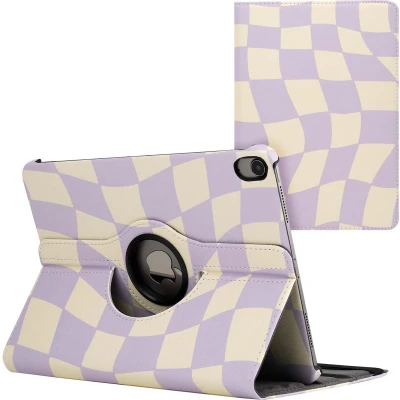 Afbeelding van iMoshion Tablet Hoes Geschikt voor iPad Air 5 (2022) / 4 (2020) 360 Draaibare Design Bookcase 2.0 Meerkleurig /Dancing Cubes