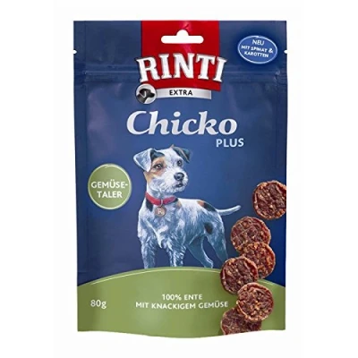 Afbeelding van Rinti Extra Chicko Plus 12x80g Gemüsetaler mit Ente