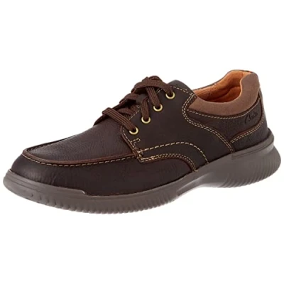 Afbeelding van Clarks Donaway Edge Veterschoenen Laag donkerbruin Maat 12