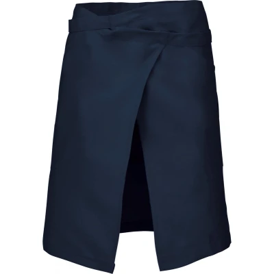 Afbeelding van Kariban Katoenen halflang schort K898 Navy