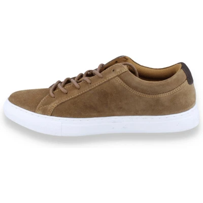 Afbeelding van Jack &amp; Jones Jack&amp;Jones Heren Sneaker Galaxy Suede COGNAC 44