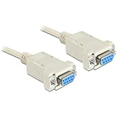 Afbeelding van DeLOCK Serial Null modem 9 pin female &gt; female, 1,8