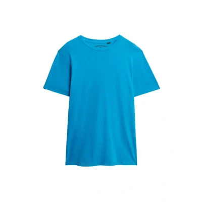 Afbeelding van Superdry Essential Tshirt basic, Heren, Maat: Small, Washed atomic blue