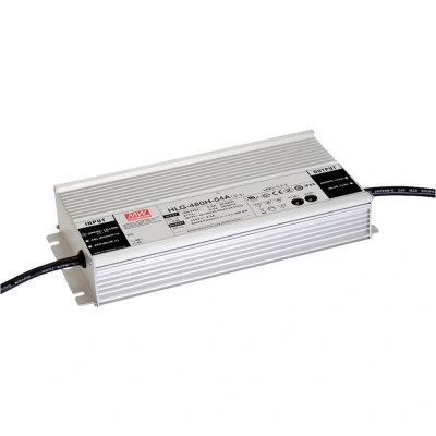 Afbeelding van Mean Well HLG 480H 48 LED driver Constante spanning, stroomsterkte 480 W 10 A 24 V/DC Outdoor, PFC schakeling, Niet dimbaar,