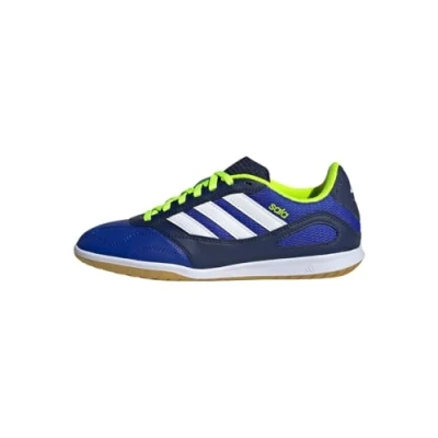 Afbeelding van adidas Performance Super SALA III Unisex Zaalvoetbalschoenen voor kinderen, Maat: 35.5, Lucid blue/white/lucid lemon Textiel