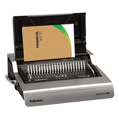 Image de Fellowes Perforelieur électrique par anneaux plastique Galaxy 500