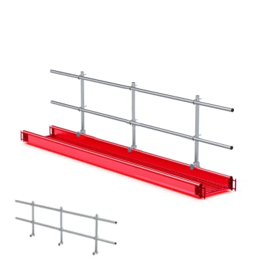 Afbeelding van Euroscaffold Leuning compleet 8 meter