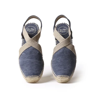 Afbeelding van Toni Pons Verdiv Espadrilles, Dames, Maat: 37, Navy Katoen