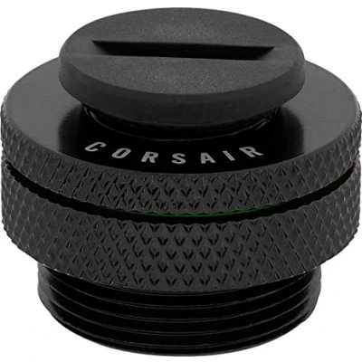 Afbeelding van Corsair Hydro X serie, XF Fillport (G1/4 inch BSPP standaarddraden, constructie van massief messing, eenvoudig vullen/legen, schroefborgring, dop G1/4 meegeleverd), zwart