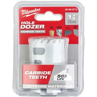 Afbeelding van Milwaukee Hole Dozer Gatzaag met Carbide tanden TCT 35 mm 1 st 49560712