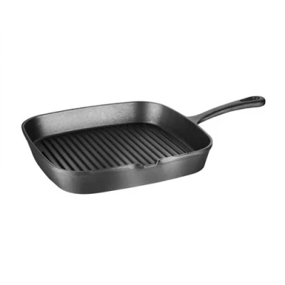 Image de Gril Rainuré Carré 240 mm Vogue Fonte128 241x241xmm