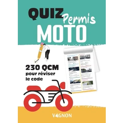 Afbeelding van QUIZ PERMIS MOTO 250 QCM POUR TESTER VOS CONNAISSANCES